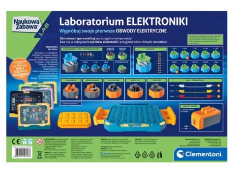 Clementoni Naukowa Zabawa Laboratorium Elektroniki Język Polski Clementoni 50727