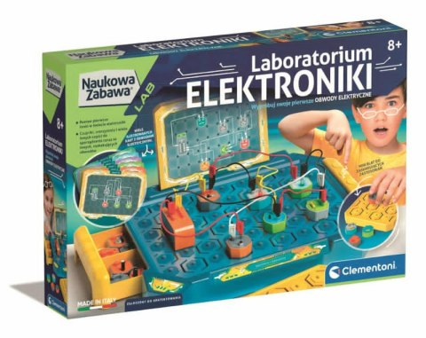 Clementoni Naukowa Zabawa Laboratorium Elektroniki Język Polski Clementoni 50727