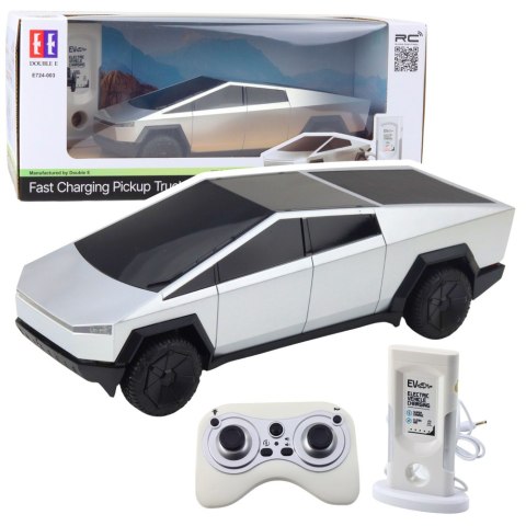 Double E Samochód Zdalnie Sterowany RC Pickup Truck 4 Tryby Jazdy Srebrny