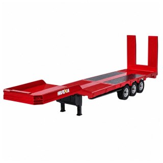 HUINA Przyczepa Niskopodwoziowa Naczepa Do Scania 770S Huina Czerwona 1:18