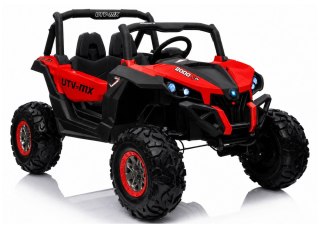 LEAN CARS Auto Na Akumulator Jeep XMX603 4x4 Czerwony