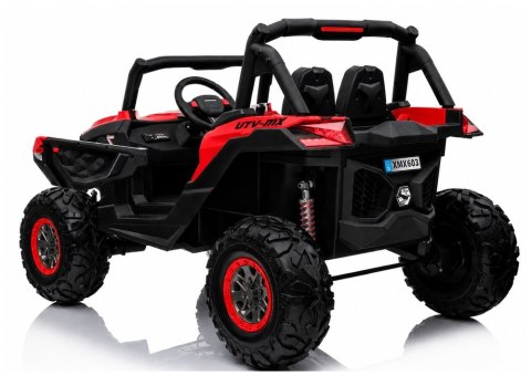 LEAN CARS Auto Na Akumulator Jeep XMX603 4x4 Czerwony