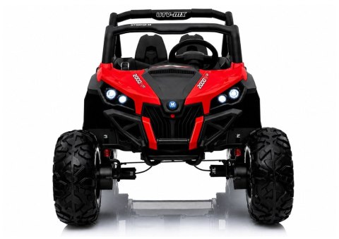 LEAN CARS Auto Na Akumulator Jeep XMX603 4x4 Czerwony