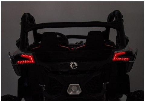 LEAN CARS Auto Na Akumulator Maverick CAN-AM Turbo STRONG AIR DK-CA001 Czerwone Lakierowane
