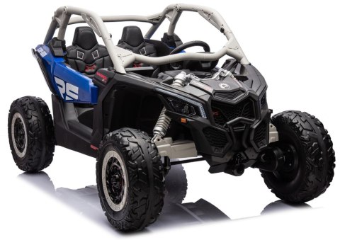 LEAN CARS Auto Na Akumulator Maverick CAN-AM Turbo STRONG AIR DK-CA001 Niebiesko-Szary Lakierowany