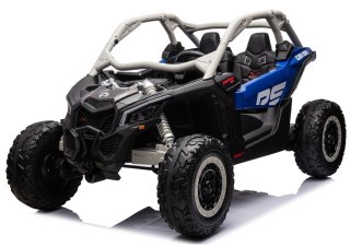 LEAN CARS Auto Na Akumulator Maverick CAN-AM Turbo STRONG AIR DK-CA001 Niebiesko-Szary Lakierowany