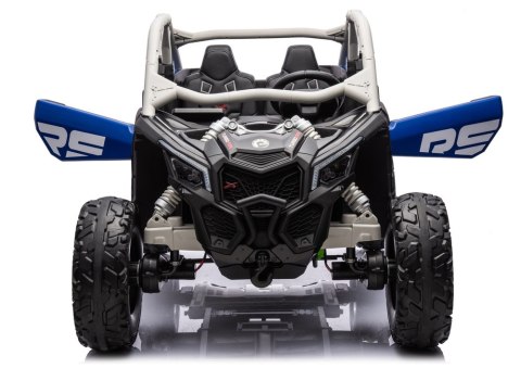 LEAN CARS Auto Na Akumulator Maverick CAN-AM Turbo STRONG AIR DK-CA001 Niebiesko-Szary Lakierowany