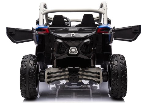 LEAN CARS Auto Na Akumulator Maverick CAN-AM Turbo STRONG AIR DK-CA001 Niebiesko-Szary Lakierowany