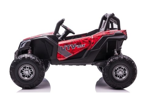 LEAN CARS Auto na Akumulator Buggy UTV-MX Czerwony Spider Lakier MP4