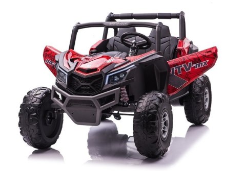 LEAN CARS Auto na Akumulator Buggy UTV-MX Czerwony Spider Lakier MP4