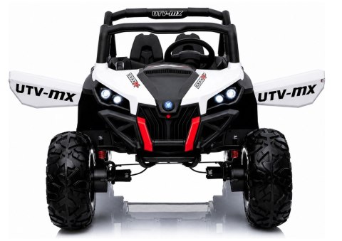 LEAN CARS Auto na Akumulator XMX603 4x4 Panel MP4 Biały