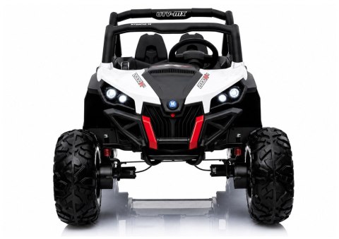 LEAN CARS Auto na Akumulator XMX603 4x4 Panel MP4 Biały