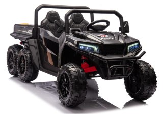 LEAN CARS Pojazd Na Akumulator 6 Kół XB-1038A 4x4 24V Czarny