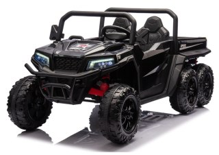LEAN CARS Pojazd Na Akumulator 6 Kół XB-1038A 4x4 24V Czarny