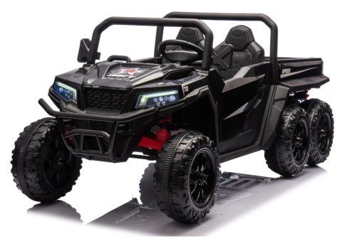 LEAN CARS Pojazd Na Akumulator 6 Kół XB-1038A 4x4 24V Czarny