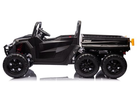 LEAN CARS Pojazd Na Akumulator 6 Kół XB-1038A 4x4 24V Czarny