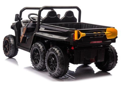 LEAN CARS Pojazd Na Akumulator 6 Kół XB-1038A 4x4 24V Czarny