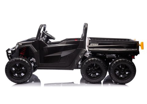 LEAN CARS Pojazd Na Akumulator 6 Kół XB-1038A 4x4 24V Czarny