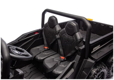 LEAN CARS Pojazd Na Akumulator 6 Kół XB-1038A 4x4 24V Czarny