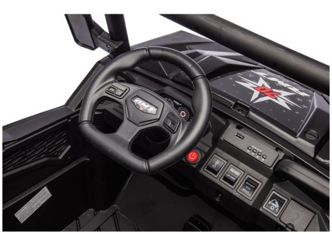 LEAN CARS Pojazd Na Akumulator 6 Kół XB-1038A 4x4 24V Czarny