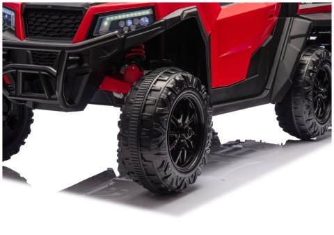 LEAN CARS Pojazd Na Akumulator 6 Kół XB-1038A 4x4 24V Czerwony