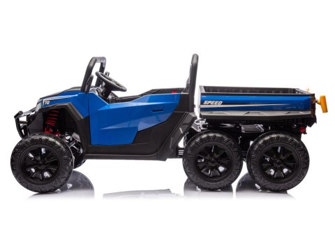 LEAN CARS Pojazd Na Akumulator 6 Kół XB-1038A 4x4 24V Niebieski