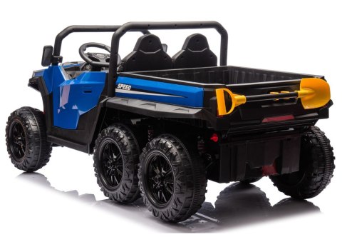 LEAN CARS Pojazd Na Akumulator 6 Kół XB-1038A 4x4 24V Niebieski