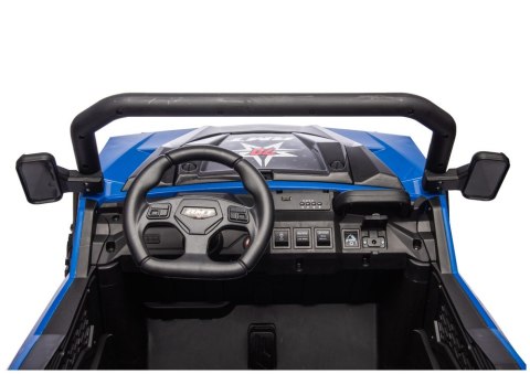 LEAN CARS Pojazd Na Akumulator 6 Kół XB-1038A 4x4 24V Niebieski