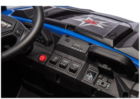 LEAN CARS Pojazd Na Akumulator 6 Kół XB-1038A 4x4 24V Niebieski