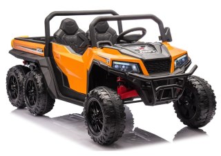 LEAN CARS Pojazd Na Akumulator 6 Kół XB-1038A 4x4 24V Pomarańczowy