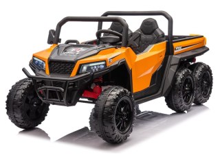LEAN CARS Pojazd Na Akumulator 6 Kół XB-1038A 4x4 24V Pomarańczowy