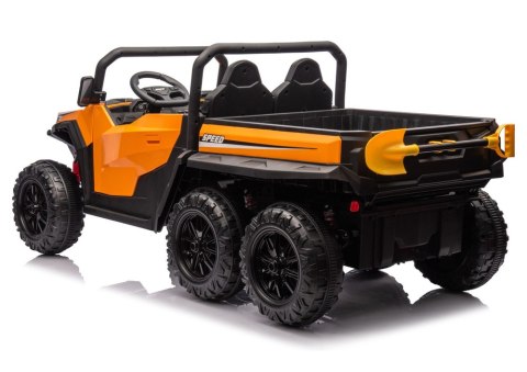 LEAN CARS Pojazd Na Akumulator 6 Kół XB-1038A 4x4 24V Pomarańczowy