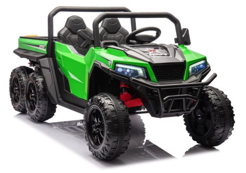LEAN CARS Pojazd Na Akumulator 6 Kół XB-1038A 4x4 24V Zielony