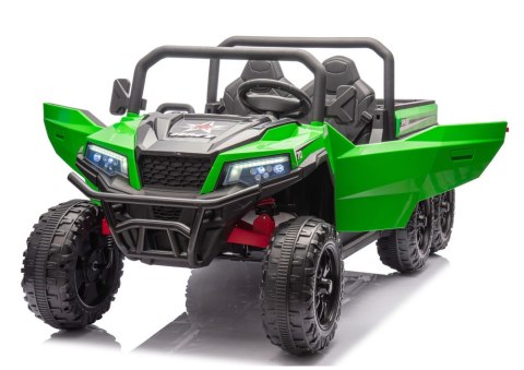 LEAN CARS Pojazd Na Akumulator 6 Kół XB-1038A 4x4 24V Zielony