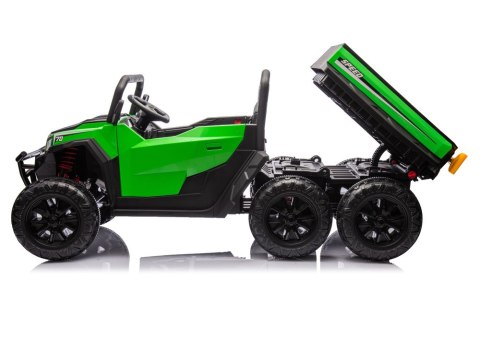 LEAN CARS Pojazd Na Akumulator 6 Kół XB-1038A 4x4 24V Zielony