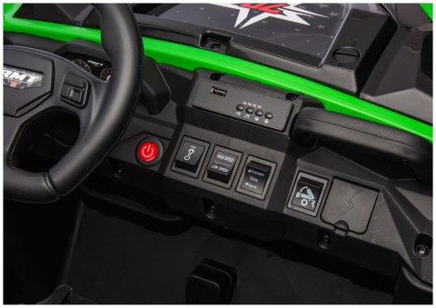 LEAN CARS Pojazd Na Akumulator 6 Kół XB-1038A 4x4 24V Zielony