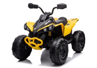 LEAN CARS Quad Na Akumulator DK-CA002 4x4 12V10AH Żółty