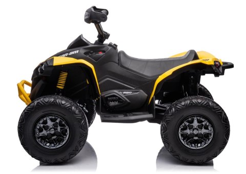 LEAN CARS Quad Na Akumulator DK-CA002 4x4 12V10AH Żółty