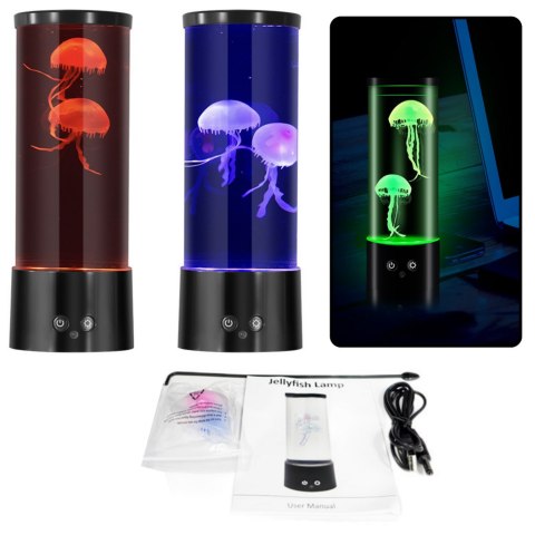 LEAN Lampka Ledowa z Meduzami Ozdobna Na Baterie Kabel USB