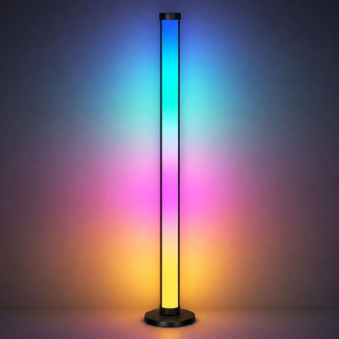 LEAN Lampy Podłogowe Smart Kolorowe Światła LED RGB Pilot Aplikacja 125cm 2 szt.
