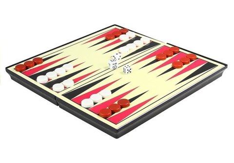 LEAN TOYS Gry 7w1 Zestaw Gier Planszowych Ludo Warcaby