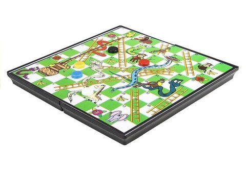 LEAN TOYS Gry 7w1 Zestaw Gier Planszowych Ludo Warcaby