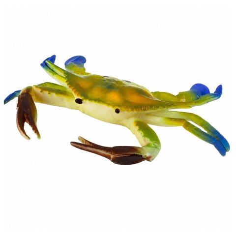 LEAN TOYS Gumowa Figurka Krab Rozciągliwa Realistyczna Zwierzę Morskie 19cm