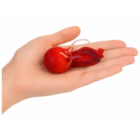 LEAN TOYS Gumowa Figurka Meduza Rozciągliwa Realistyczna Zwierzę Morskie 9 cm