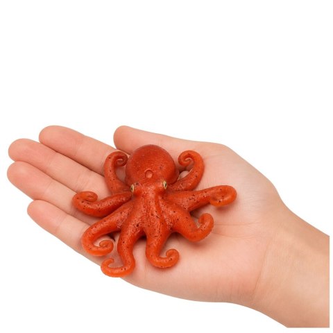 LEAN TOYS Gumowa Figurka Ośmiornica Rozciągliwa Realistyczna Zwierzę Morskie 14cm
