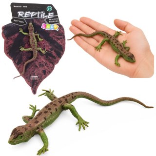LEAN TOYS Jaszczurka Zwinka Gumowa Figurka Rozciągliwa Realistyczna 15 cm