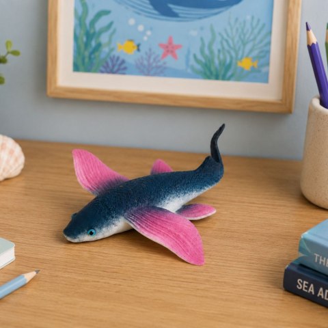 LEAN TOYS Latająca Ryba Gumowa Figurka Rozciągliwa Realistyczna Ryba Oceaniczna 12 cm