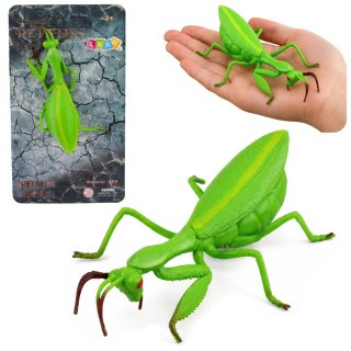 LEAN TOYS Modliszka Gumowa Figurka Rozciągliwa Realistyczna Zielona 18 cm