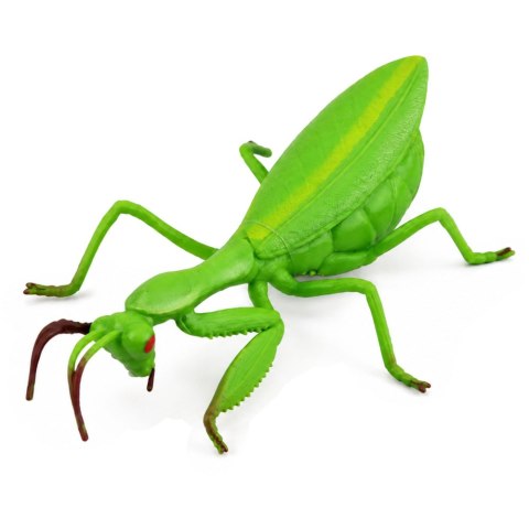 LEAN TOYS Modliszka Gumowa Figurka Rozciągliwa Realistyczna Zielona 18 cm