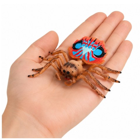 LEAN TOYS Pająk Ptasznik Gumowa Figurka Rozciągliwa Realistyczna 12 cm